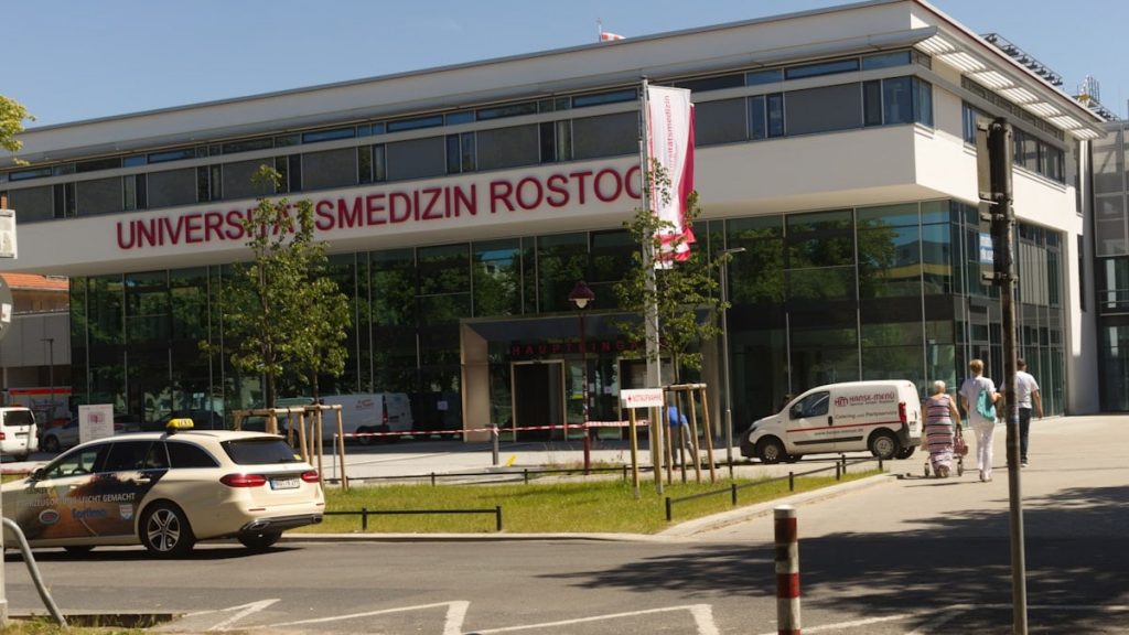 The new emergency room in the university medicine of the Hanseatic and university city of Rostock, Germany.